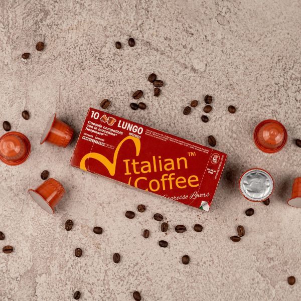 Italian Coffee Lungo – Nespresso compatible coffee capsules