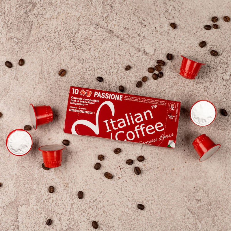 Italian Premium Variety - 40 Nespresso compatible coffee capsules