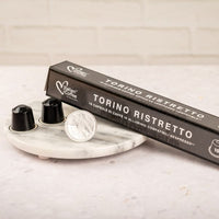 Italian Coffee Torino Ristretto - 10 Aluminium Nespresso compatible coffee capsules