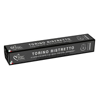 Italian Coffee Torino Ristretto - 10 Aluminium Nespresso compatible coffee capsules