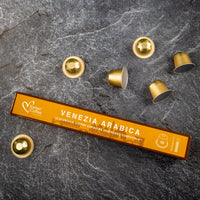 Italian Coffee Venezia Arabica - 10 Aluminium Nespresso compatible coffee capsules