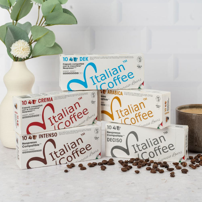 Italian Variety Pack - 50 Nespresso compatible coffee capsules
