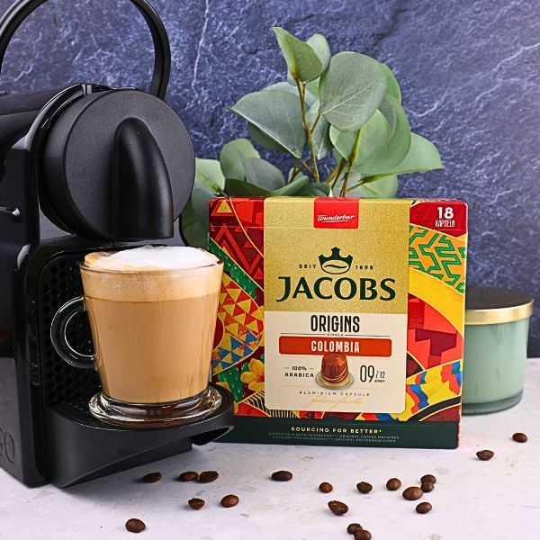 Jacobs Colombia - Aluminium Nespresso compatible coffee capsules (18 Pack)