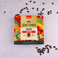 Jacobs Colombia - Aluminium Nespresso compatible coffee capsules (18 Pack)