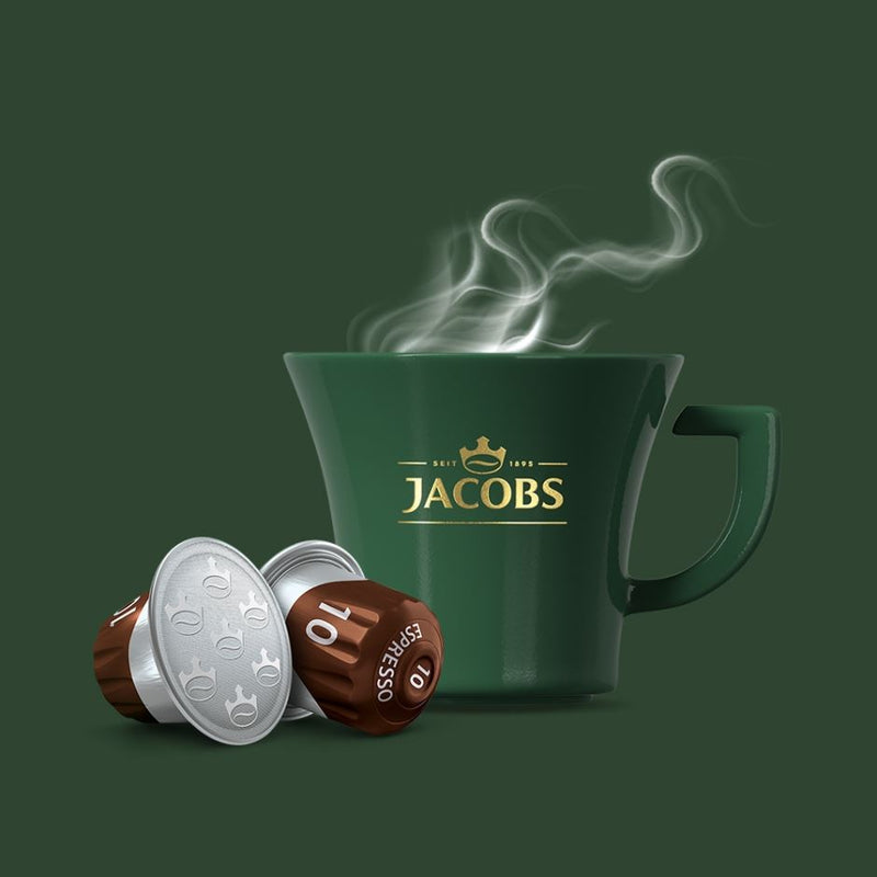 Jacobs ESP 10 Intenso - 10 Aluminium Nespresso compatible coffee capsules
