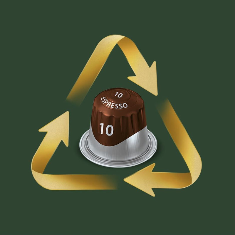 Jacobs ESP 10 Intenso - 10 Aluminium Nespresso compatible coffee capsules