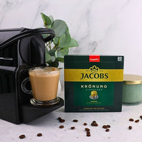 Jacobs Kronung Crema - Aluminium Nespresso compatible coffee capsules (20 Pack)