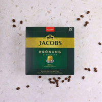 Jacobs Kronung Crema - Aluminium Nespresso compatible coffee capsules (20 Pack)