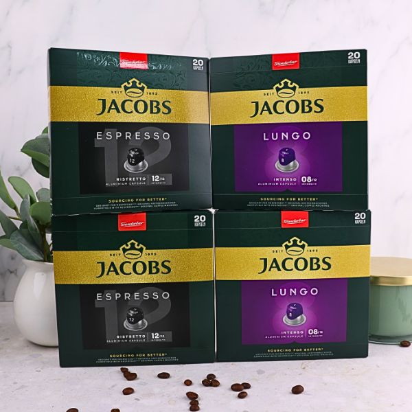 Jacobs Variety Bulk pack - 80 Aluminium Nespresso compatible coffee capsules