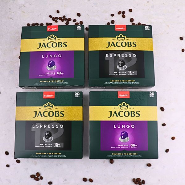 Jacobs Variety Bulk pack - 80 Aluminium Nespresso compatible coffee capsules