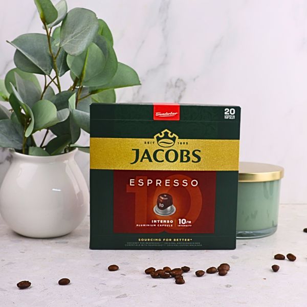 Jacobs esp 10 Intenso - Aluminium Nespresso compatible coffee capsules (20 Pack)