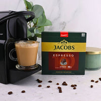 Jacobs esp 10 Intenso - Aluminium Nespresso compatible coffee capsules (20 Pack)