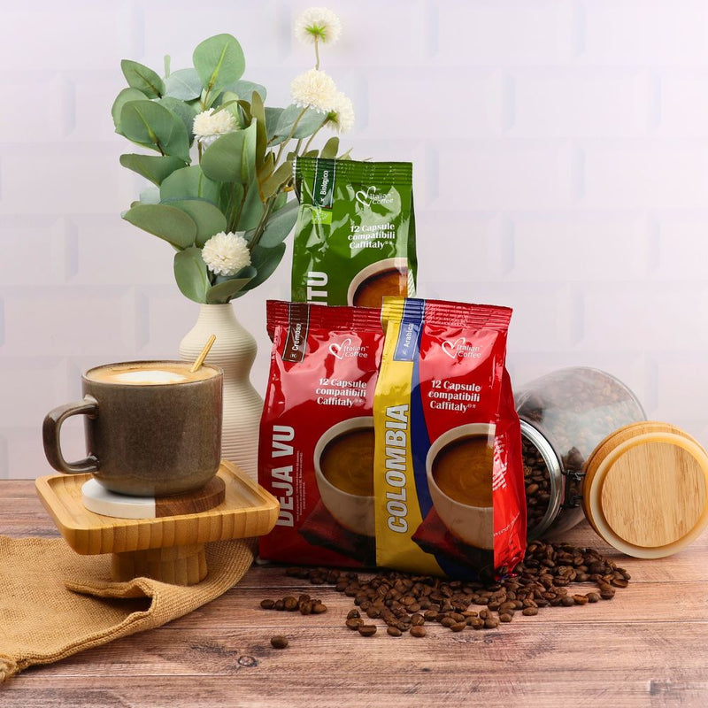 Coffee Bulk Special (no Decaffe) - 72 K-fee & Caffitaly compatible coffee capsules