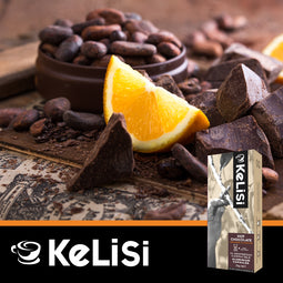 Kelisi Hot Chocolate Mix - 60 Aluminium Nespresso compatible capsules