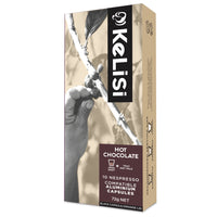 Kelisi Hot Chocolate - 10 Aluminium Nespresso compatible capsules