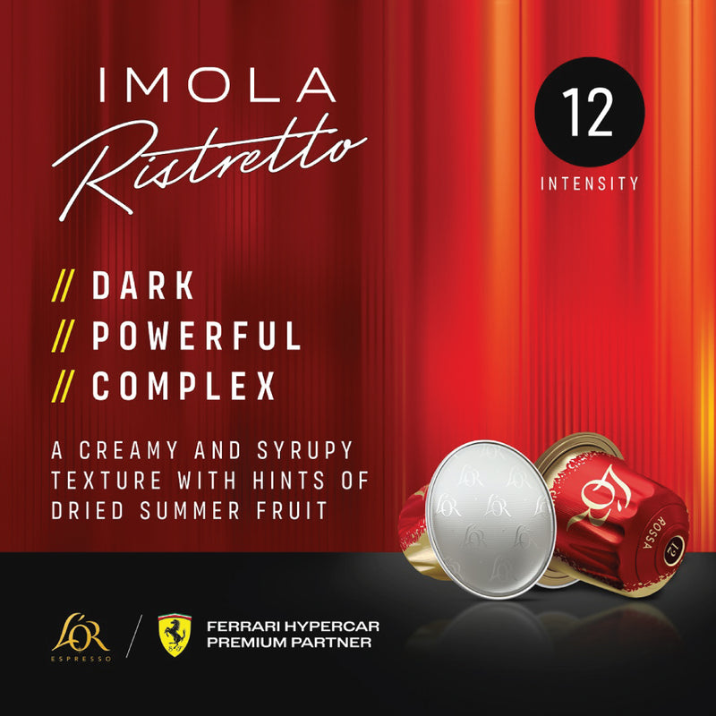L'OR Imola Ristretto - 10 Aluminium Nespresso compatible coffee capsules