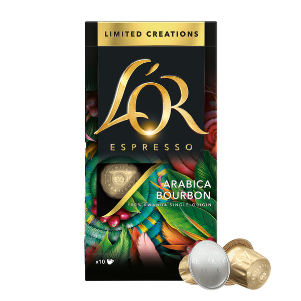 L'OR Limited Creations - 10 Aluminium Nespresso compatible coffee capsules