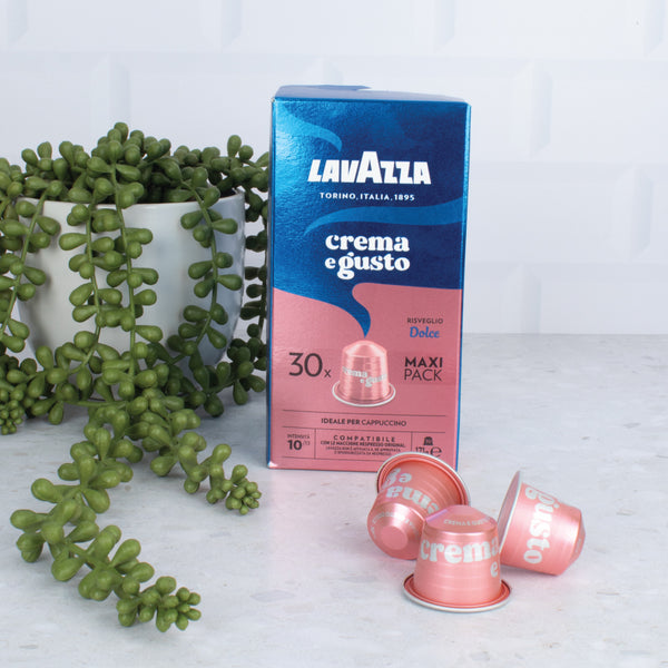 Lavazza Dolce Maxi Pack – 30 Aluminium Nespresso compatible coffee capsules