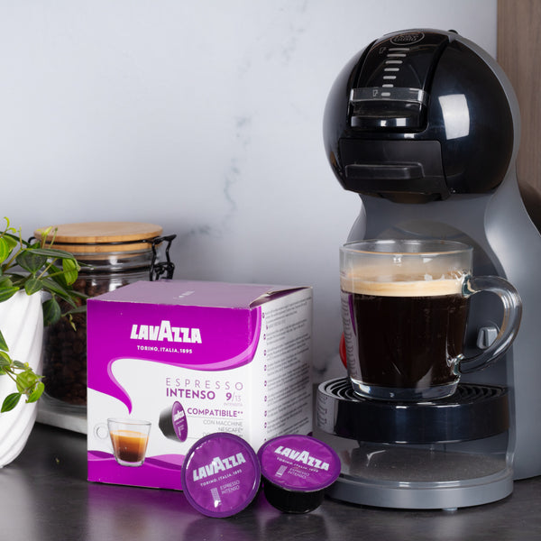 Lavazza Intenso - 16 Nescafe Dolce Gusto compatible coffee capsules