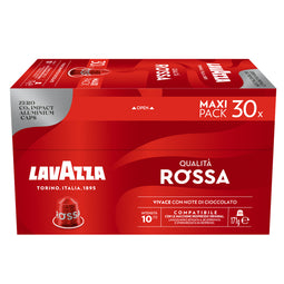 Lavazza Rossa Maxi Pack – 30 Aluminium Nespresso compatible coffee capsules thumbnail