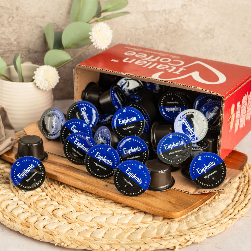 Euphoria - 50 Lavazza Blue compatible coffee capsules