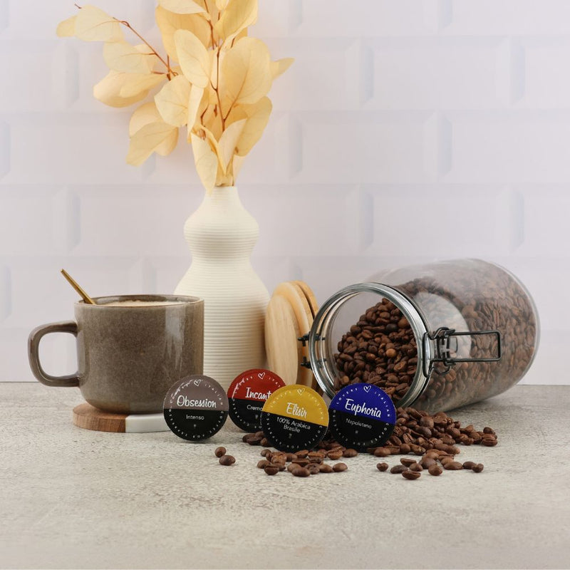 Italian Deluxe Coffee Mix – 40 Lavazza Blue compatible coffee capsules