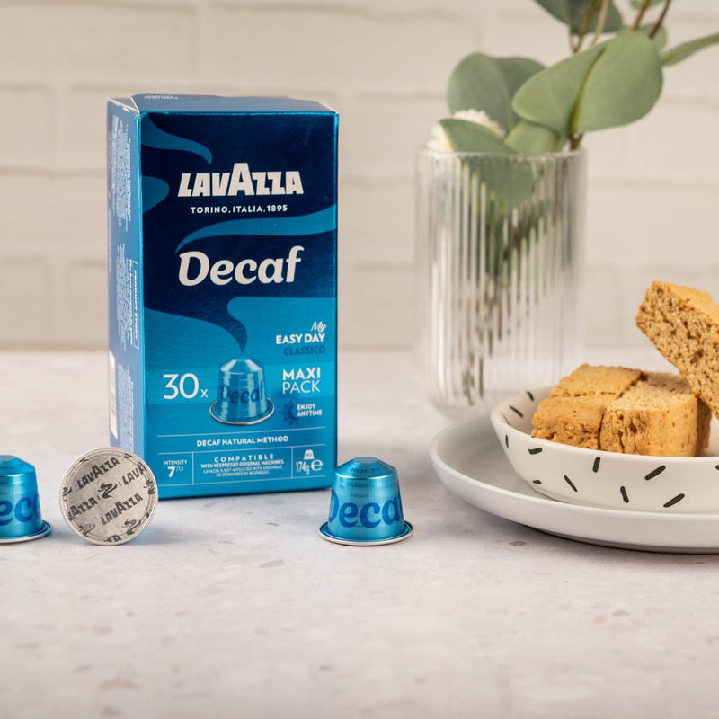 Lavazza Decaffe Maxi Pack – 30 Aluminium Nespresso compatible coffee capsules