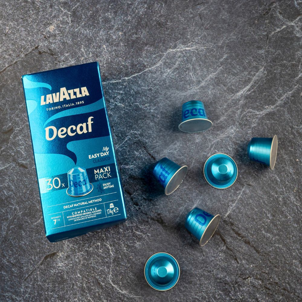 Lavazza Decaffe Maxi Pack 30 Aluminium Nespresso compatible coffee c Coffee Capsules Direct Lavazza Decaffe Maxi Pack 30 Aluminium Nespresso compatible coffee c Coffee Capsules Direct