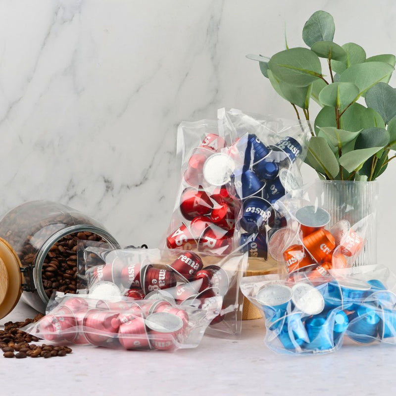 Lavazza Full Range Variety - 60 Aluminium Nespresso compatible capsules