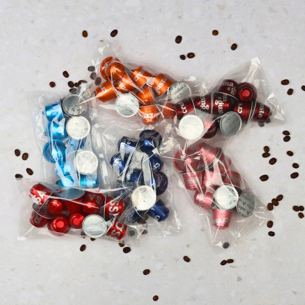 Lavazza Full Range Variety - 60 Aluminium Nespresso compatible capsules