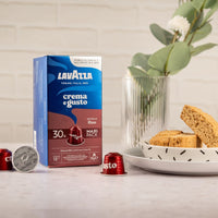 Lavazza Ricco Maxi Pack – 30 Aluminium Nespresso compatible coffee capsules