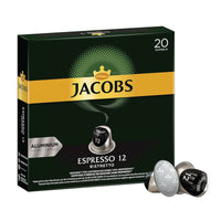 Jacobs ESP Ristretto - 20 Aluminium Nespresso compatible coffee capsules