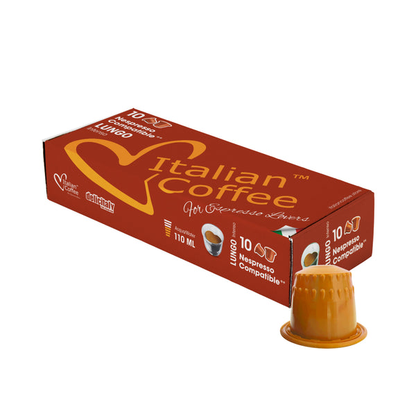 Italian Coffee Lungo – Nespresso compatible coffee capsules
