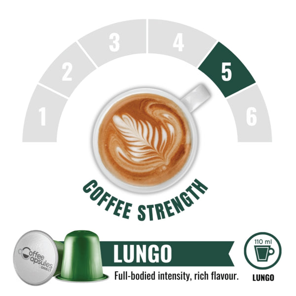 Signature Lungo Bundle - 100 Nespresso Compatible Coffee Capsules