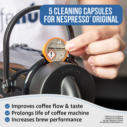 Caffenu Coffee Machine Cleaning Capsules - Nespresso compatible