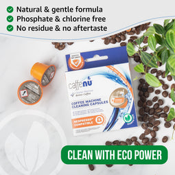 Caffenu Coffee Machine Cleaning Capsules - Nespresso compatible