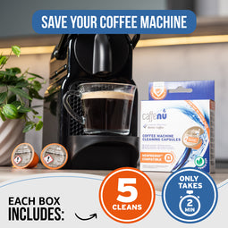 Caffenu Coffee Machine Cleaning Capsules - Nespresso compatible