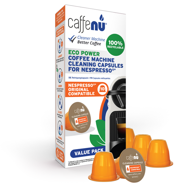 Caffenu Cleaning Capsules 10 Value Pack – Nespresso compatible