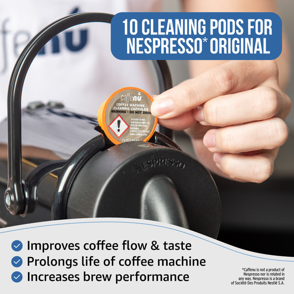 Caffenu Cleaning Capsules 10 Value Pack – Nespresso compatible