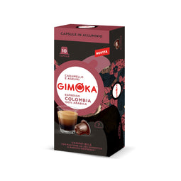 Gimoka Colombia - 10 Aluminium Nespresso compatible coffee capsules thumbnail