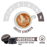 Obsession - 50 Lavazza Blue compatible coffee capsules