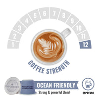 Importers Ocean Friendly Blend – 10 Biodegradable Nespresso compatible coffee capsules