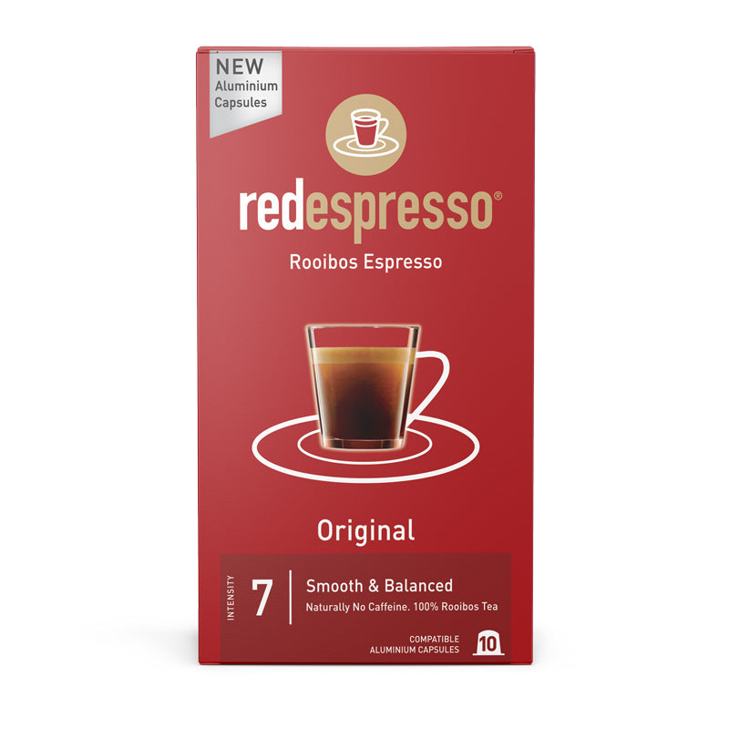 red espresso Original Rooibos - 10 Aluminium Nespresso compatible capsules