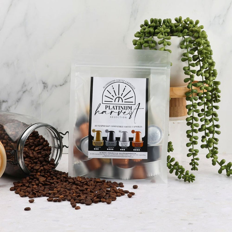 Platinum Selection - 40 Aluminium Nespresso Compatible Coffee Capsules
