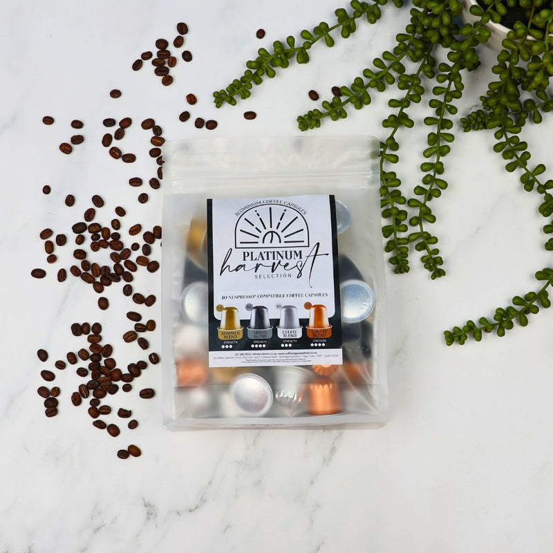 Platinum Selection - 40 Aluminium Nespresso Compatible Coffee Capsules