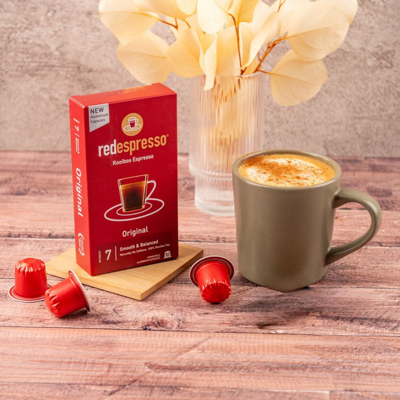 red espresso Original Rooibos - 10 Aluminium Nespresso compatible capsules