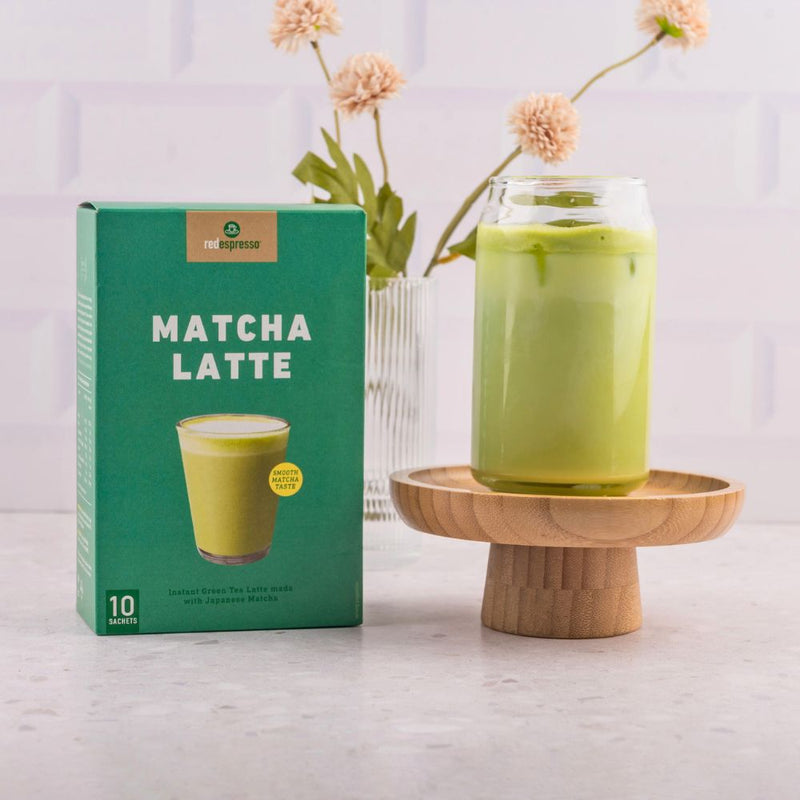 red espresso - Instant Green Tea Matcha Latte Sachets 10x16g