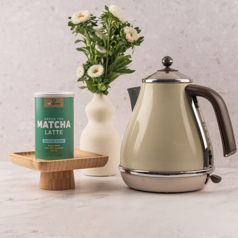 red espresso - Instant Green Tea Matcha Reduced Sugar Latte 150g Tin