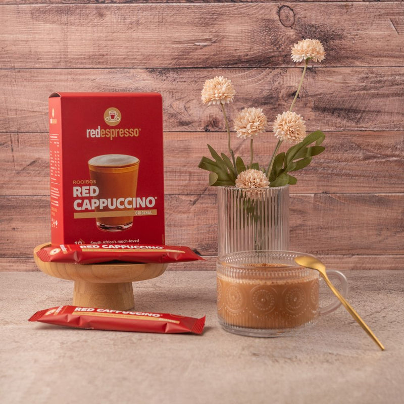red espresso - Instant Rooibos Red Cappuccino Sachets 10 x 16g