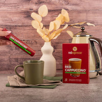 red espresso - Instant Red Cappuccino Reduced Sugar Sachets 10 x 11g